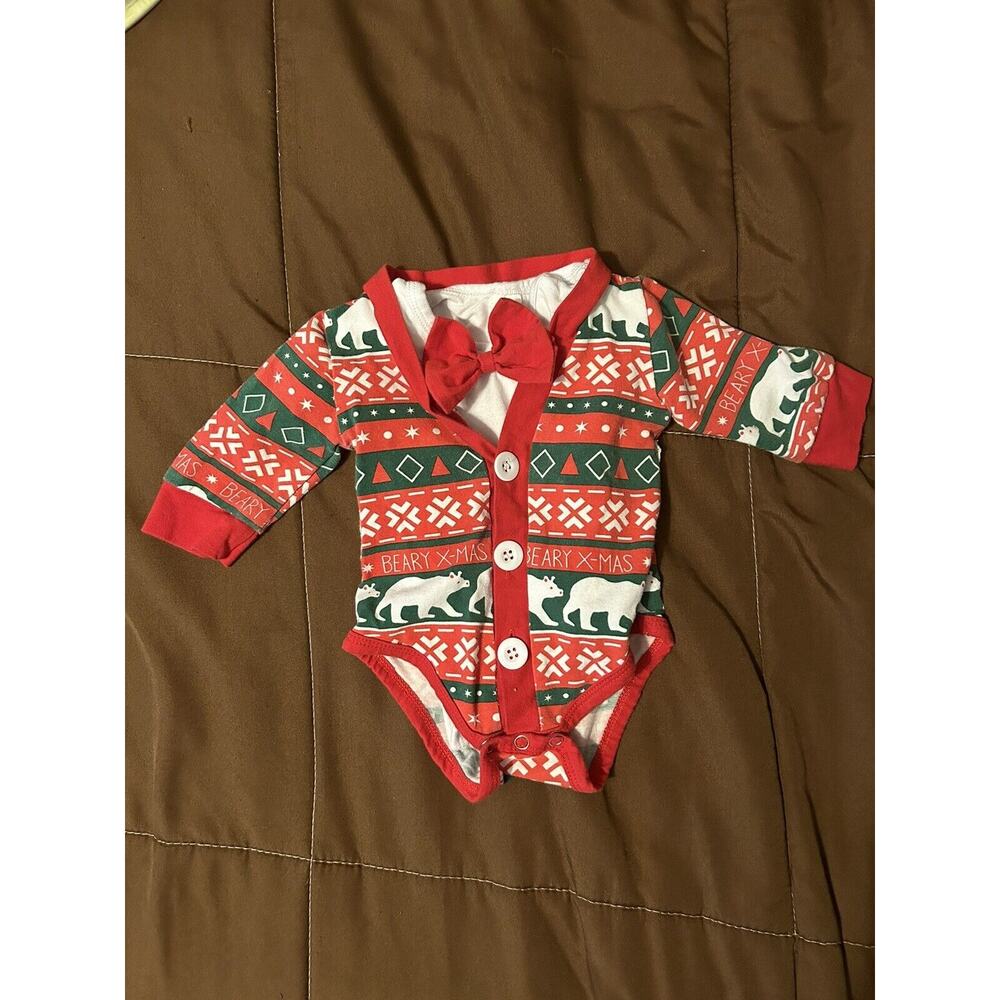 WILL SHIP SAME DAY Newborn Baby Boy Christmas Clothes Lot